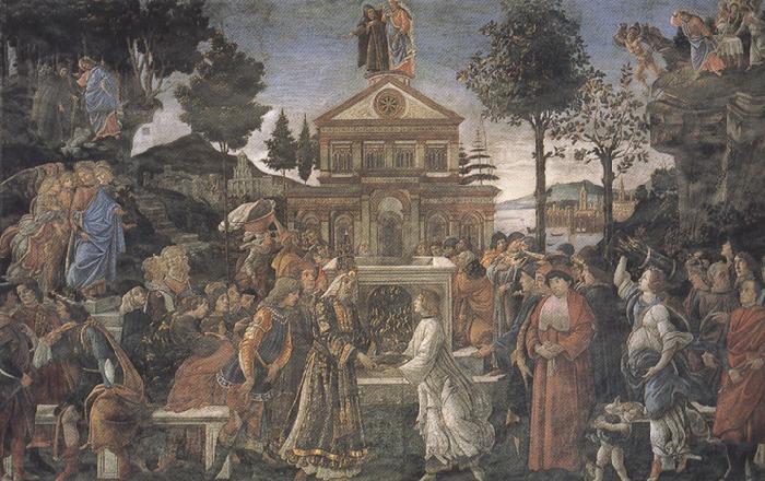 Sandro Botticelli Trials of Christ (mk36) France oil painting art